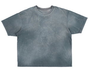 เสื้อยืดลายพัฟซีดจางพร้อมโลโก้สำหรับผู้ชายเสื้อยืดพิมพ์ลายกรดซีดจาง - Product Image 3