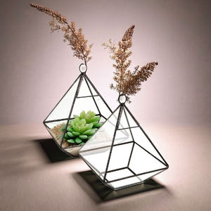 Weddings Parties Home Hotel Or Coffee Shop Decor Accessories Glass Modern Style Terrarium Glass Or Metal Frame Decor Terrarium - Product Image 1