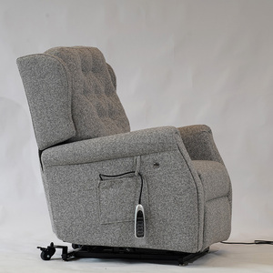 <b>Zero</b> <b>Gravity</b> Electric Power Lift Recliner Sofa <b>Chair</b> Massage Fabric Upholstered Single Seat Armchair with Wheels for Elderly - Product Image 2