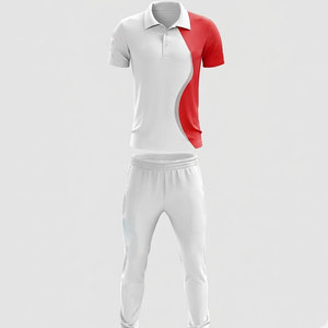 Uniforme de cricket sportif durable avec tissu en polyester respirant, personnalisable pour l'entraînement et les matchs masculins - Product Image 1