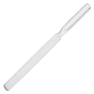 Outil de manucure en acier inoxydable de haute qualité, durable, léger, réutilisable, double usage, pousse-cuticules - Product Image 1