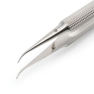 Fórceps de microsutura Premium de 12cm, pinzas quirúrgicas de acero inoxidable, punta de 0,3mm, precisión Manual, microvisión internacional para - Product Image 2
