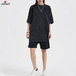 Camiseta Deportiva Personalizada al por Mayor, Estampada, para Gimnasio, Talla Grande para Hombre, 100% Algodón, Gruesa, Transpirable, Muy Popular - Product Image 4