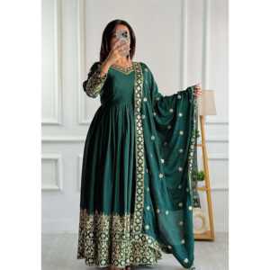 ชุด pent and dupatta ออกแบบชุดราตรีหรูหราสำหรับงานปาร์ตี้ - Product Image 6