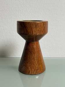 Hand Carved Minimalist wooden <b>tealight</b> <b>holder</b> Scandinavian modern candle <b>holder</b> solid wood hygge decor - Product Image 4