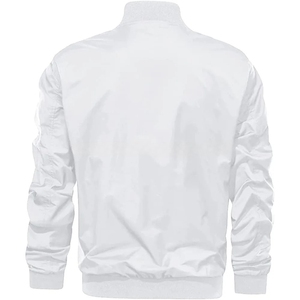 Chaqueta Bomber de Invierno Transpirable 100% Poliéster con Relleno de Algodón, Diseño con Logotipo y Botones, para Hombre, Venta al Por Mayor - Product Image 2