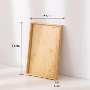 Modern Rectangular Wooden Platters Party Appetizer Fruit Serving Tray Decor Large Acacia Wood Cheese Board Cake Snack Plates - Product Image 2