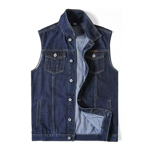 Chaleco Vaquero para Hombre, Servicio OEM, Diseño Personalizado, Nuevo, Moderno, Alta Calidad, Mejor Precio, Invierno, Cálido, Algodón - Product Image 4