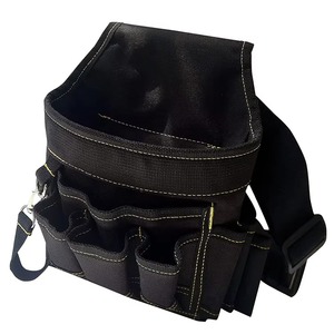 Sac à outils multifonction avec marteau, tournevis, pinces, clé, niveau, ruban à mesurer, jeu de douilles pour électriciens et techniciens - Product Image 3