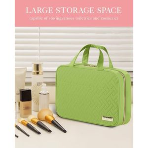 HOTOR Borsa da Toilette da Appendere per Donne e Uomini, Borsa da Viaggio per il Trucco con Ampio Scomparto per Organizzazione e Conservazione - Product Image 4