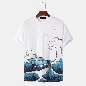 T-shirts à col rond, meilleur prix, sublimation, dernier design, logo personnalisé, t-shirt homme en sublimation - Product Image 1