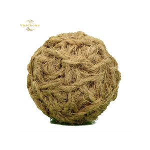 VietChoice Natural Coir Chew Ball Durable Fiber Toy For Dogs Custom Size Indoor Use Solid Color Simple Style - Product Image 5