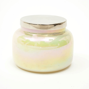 Pastel Yellow Scented Wax Candle Jar with <b>Lid</b> for Aromatherapy and <b>Decorative</b> Purpose - Product Image 5
