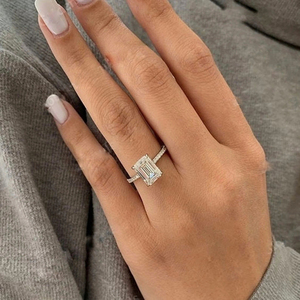 แหวนเพชรทรงมาร์คีส์ CVD HPHT ที่ได้รับการรับรองจาก IGI ตัวเรือนทองคำขาว 14k ประดับแบบช่อง สำหรับงานหมั้นและงานเลี้ยงสไตล์ชาติพันธุ์สำหรับผู้หญิง - Product Image 3