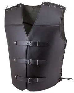 Zwarte Dikke Lederen Vest Body Cooling Cool Werken Beschermen Tegen Warmte Koude Gel Vest Jas Met Ijs Gel Koel Koude warmte Pak