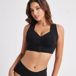 Soutien-gorge de sport Power Venture Enterprises pour femme en Spandex/Nylon, correcteur de posture, respirant, offrant un maintien anti-affaissement, fermeture avant - Product Image 2