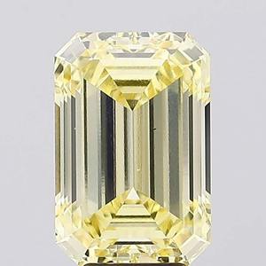 Créations de bijoux personnalisées : Diamant orange fantaisie taille émeraude de 2 carats, pierre précieuse lâche certifiée VS1, idéal - Product Image 1