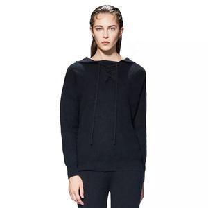 Sudadera con capucha deportiva para mujer, Jersey de punto de Cachemira y lana suave, informal, a la moda - Product Image 5