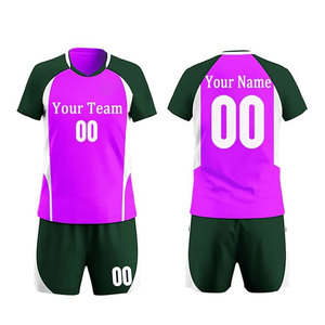 เสื้อและกางเกงวอลเลย์บอลคุณภาพสูงแบบขายส่งสำหรับผู้ชาย ชุดวอลเลย์บอลสั่งทำพิเศษพร้อมชื่อ หมายเลข และโลโก้ของคุณ - Product Image 2