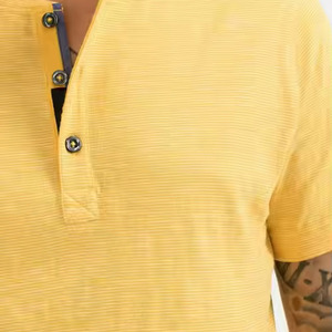 เสื้อยืดกีฬาผู้ชายผ้าฝ้ายถักคุณภาพสูง 100% ระบายอากาศได้ดี ไซส์ใหญ่ ทรงหลวม สวมใส่สบาย แขนสั้น เหมาะสำหรับวิ่ง ขายส่ง - Product Image 3