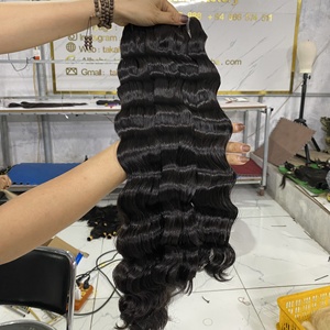 ผมต่อแบบเวฟลอนธรรมชาติ ผมแท้จากผู้บริจาคคนเดียว แบบเทปติด ราคาขายส่ง - Product Image 2