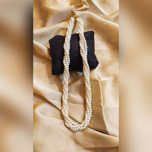 Collier de mariée pakistanais/indien en alliage de zinc avec perles, ensemble de bijoux de mariage tendance, nouveau design pour femmes - Product Image 4