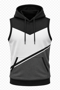 Camisetas sin Mangas con Capucha y Logotipo Personalizado al por Mayor, Camisetas Deportivas de Secado Rápido de Poliéster para Gimnasio, Camiseta sin Mangas con Capucha para Hombre - Product Image 5