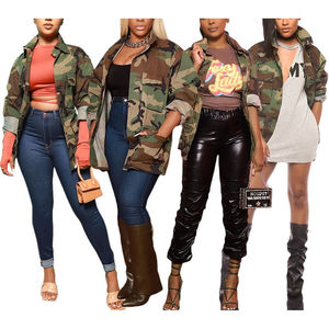 Women's Loose Jean Casual Style Coat <b>Custom</b> <b>Denim</b> Women Raw Edge Jean <b>Jacket's</b> OEM Customized Women Acid Wash <b>Denim</b> <b>Jacket's</b> - Product Image 2
