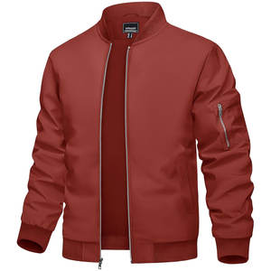 Blouson bomber léger de haute qualité pour homme, taille personnalisée, faible MOQ, fabrication directe, tissu imperméable, expédition mondiale - Product Image 3