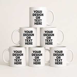 Tasse à café en céramique personnalisée avec photo imprimée par sublimation, artisanat Khadim, cadeau d'entreprise personnalisé, vaisselle, compatible micro-ondes - Product Image 3