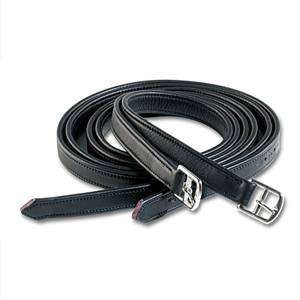 Étriers équestres en cuir marron 50x20x40cm, ajustables, pour équipement de cheval - Product Image 6