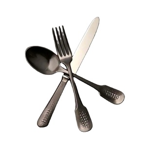 Ensemble de 3 couverts élégants en acier inoxydable avec finition polie pour les restaurants et les fêtes d'anniversaire. - Product Image 5