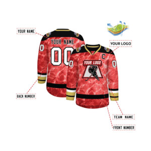 Jersey de Hockey Personalizado OEM, Jersey de Hockey Sublimado de Poliéster de Secado Rápido, Ropa Deportiva al por Mayor, Fabricante de Marca Privada - Product Image 6