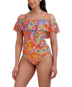 Customized Hot Selling <b>Top</b> Sale Printed Logo Design Swimsuit Lady One Piece Swimsuits Racing Training Swimwear Suits For Women - Product Image 2