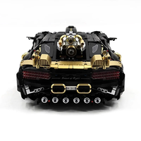 GULY 10631 MOC Super Sports Car, ensemble de blocs de construction en plastique de 3976 pièces, modèle de véhicule de course à piles, construction