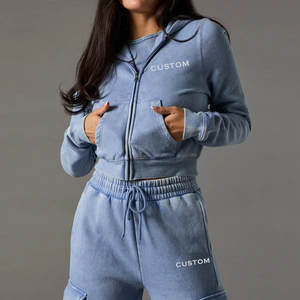 Sudadera con Logotipo Personalizado de Fábrica, Nuevo Estilo, Sudadera con Cremallera Extra Grande, Fabricante de Sudaderas con Capucha, Manga Larga, Ropa Casual para Mujer - Product Image 3