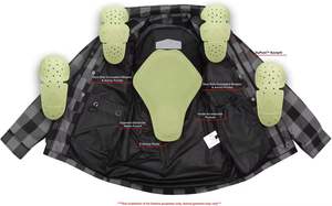 Chaqueta de Cuero Profesional para Invierno, Talla Grande, Transpirable, Bordada, Estilo Motero, para Motocicleta, Desplazamientos Diarios, Turismo y Conducción Urbana - Product Image 5