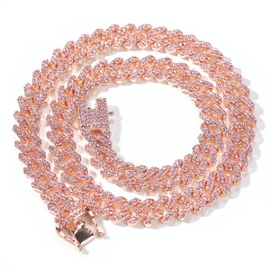 Collar de Cadena Cubana de Lujo con Diamantes de Moissanita de Diseño Personalizado, Estilo Hip Hop, para Desfiles de Moda Masculinos - Product Image 2