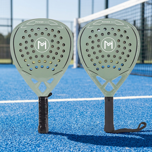 Raquette de padel SIUX Pro Expert en fibre de carbone légère noire et rose, durable, pour entraînement en salle, équipement sportif - Product Image 3