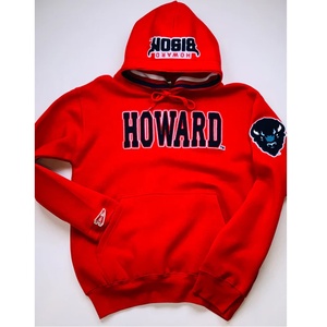 Jaune avec broderie en chenille Logo de l'université de couleur Wear Sororities Pull Overs Hoodies - Product Image 6