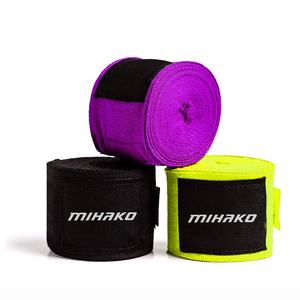 100% 180-Inch Mexican Cotton Quick Boxing Hand Wraps with <b>Elastic</b> Custom Logo Printing Wrist Wraps <b>Bandage</b> - Product Image 2