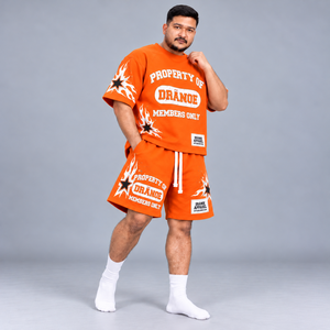 ชุดเสื้อยืดโอเวอร์ไซส์และกางเกงขาสั้นสำหรับผู้ชาย ลายกราฟิกสตรีทแวร์แบบกำหนดเอง ชุดลำลองฤดูร้อน 2 ชิ้น ขายส่งจากผู้ผลิต - Product Image 5