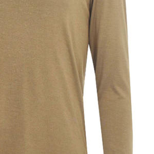 Camisetas de Manga Larga para Hombre, Nuevas para Invierno, 100% Algodón, Ecológicas, de Secado Rápido, Cuello Redondo, Corte Regular, Color Personalizado, Ropa Deportiva, Gimnasio - Product Image 2