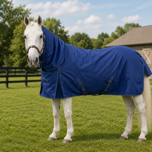 True Blue 600 Denier 200 GSM Synthetic Paddock Combo Turnout Blanket Polyester-Filled Model ESE-TR-004 - Product Image 1