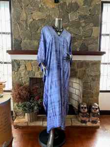 เดรสคาฟทันผ้าเรยอนย้อมสีแบบญี่ปุ่นไซส์ใหญ่ทรงหลวมสไตล์โบฮีเมียนสำหรับคลุมชุดว่ายน้ำชายหาด - Product Image 5