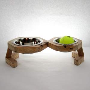 Eco-Friendly Wooden <b>Dog</b> <b>Bowl</b> for Daily Feeding Promotional Pet Product - Product Image 4