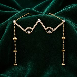 Fashion AD Rimless Lensless <b>Eyewear</b> with Decorative Chains and Ghungroo Party Accessory for Women and Girls - Product Image 2