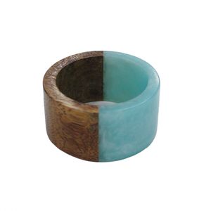 Elegantes Anillos para Servilletas de Resina Gris Humo, Hebilla Cuadrada Creativa para Servilletas, Decoración de Mesa para Fiestas Navideñas, Venta al por Mayor - Product Image 2