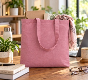 Reusable Heavy-Duty <b>Recycled</b> Canvas Tote <b>Bag</b> for Everyday & Grocery - Product Image 2