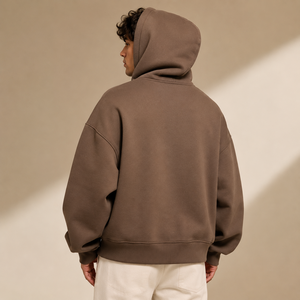 Sudadera con Capucha Personalizada con Bordado para Hombre, Estilo Oversize, Estampado Puff, Algodón Grueso, Unisex, Sudadera con Capucha Lisa para Streetwear - Product Image 3